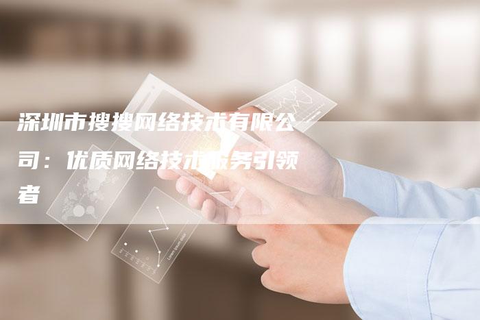 深圳市搜搜网络技术有限公司：优质网络技术服务引领者
