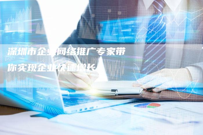 深圳市企业网络推广专家带你实现企业快速增长