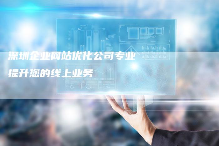 深圳企业网站优化公司专业提升您的线上业务